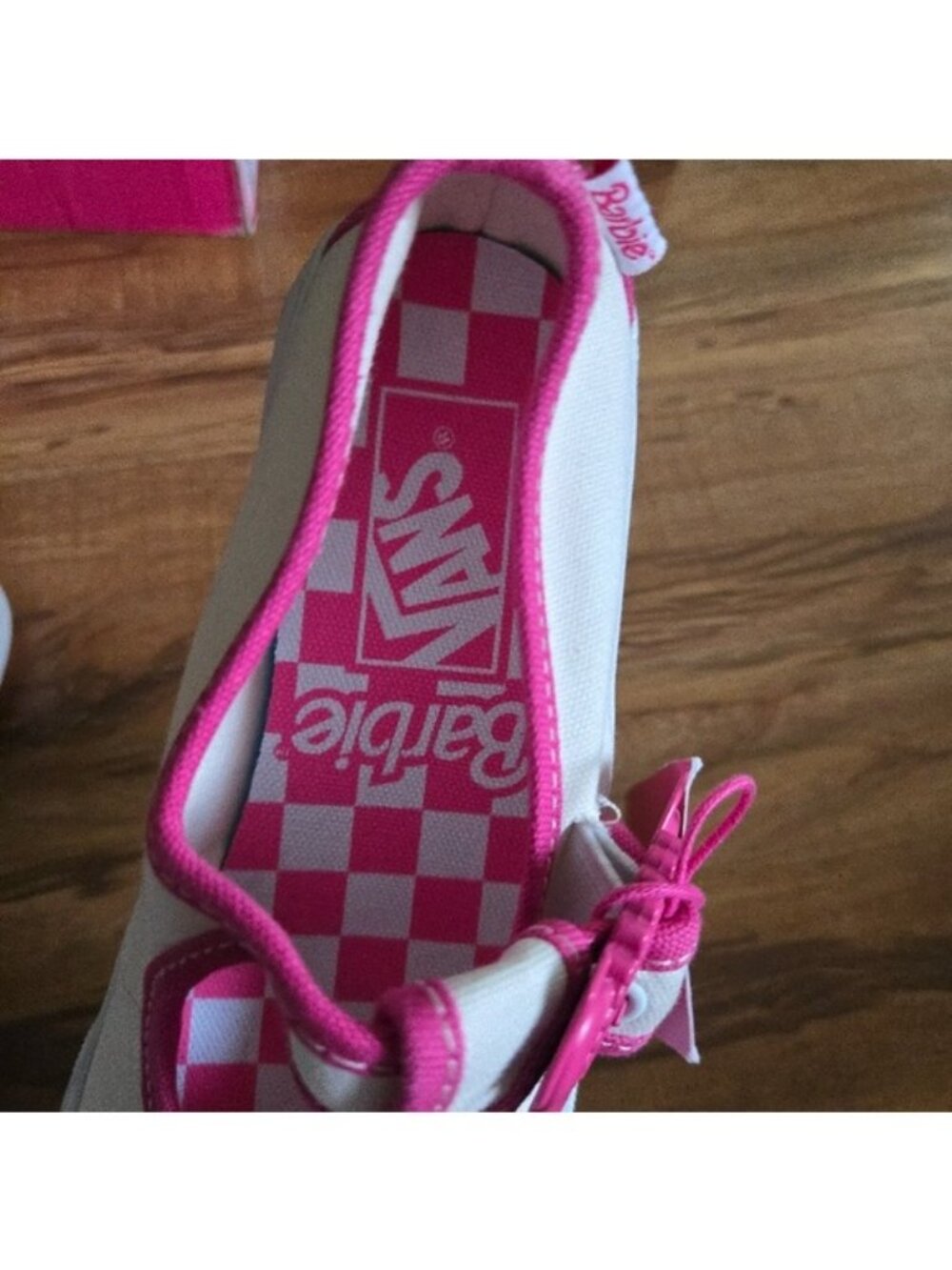 Vans Style 93 Dx Barbie Women Size 5 White Pink With Buckle 0826 - Picture 3 of 8